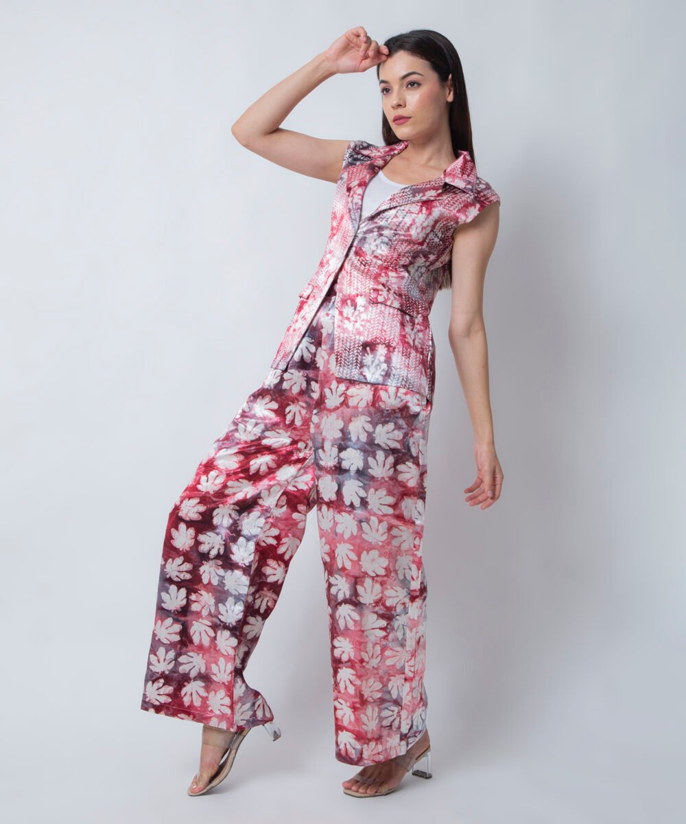 Sleeveless Printed Co-ord by Orsa couture