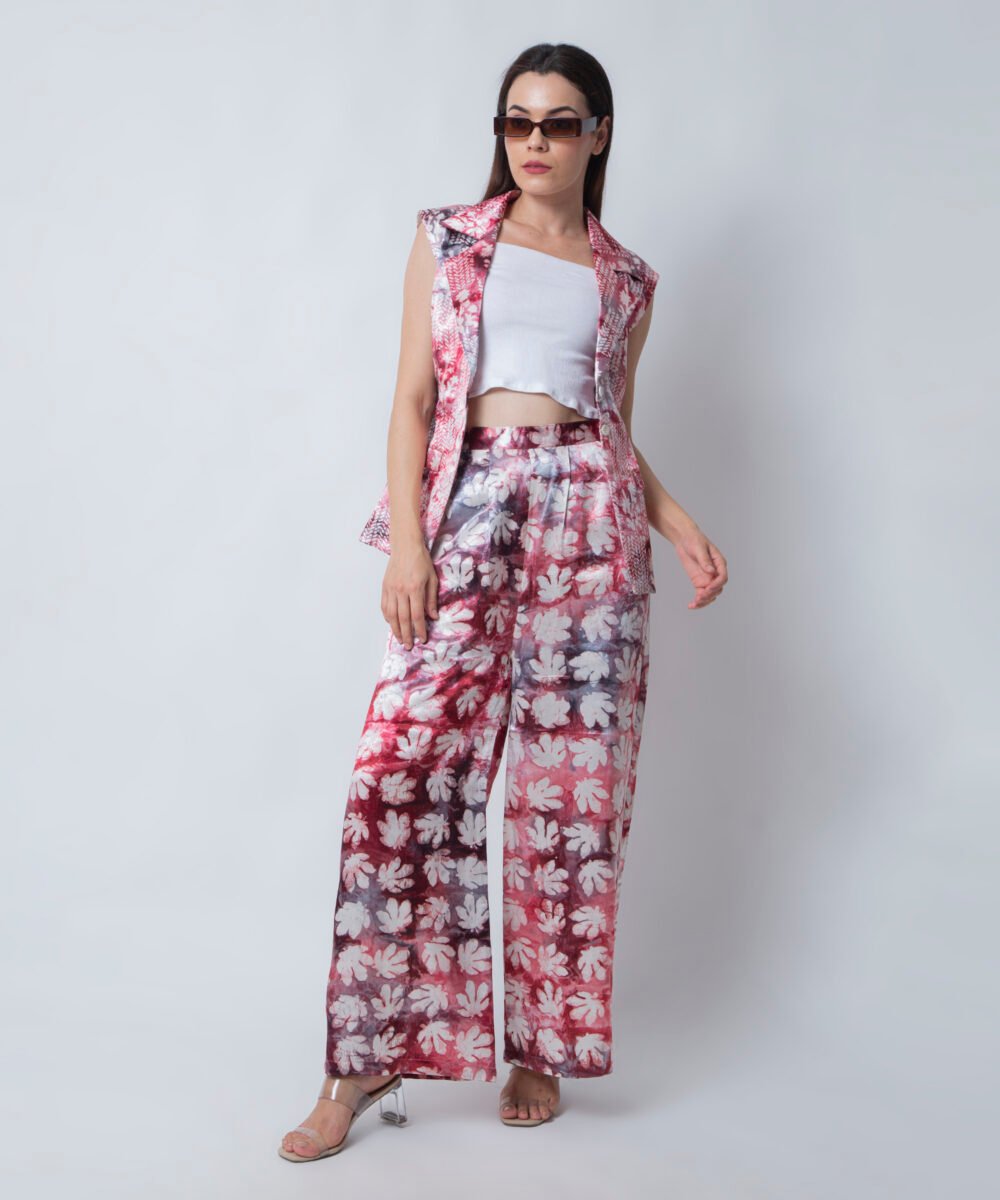 Sleeveless Printed Co-ord by Orsa Couture