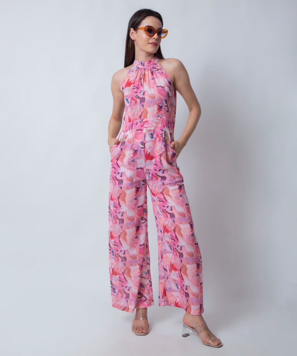 Floral Print Jumpsuit | Co-ord set by Orsa Couture