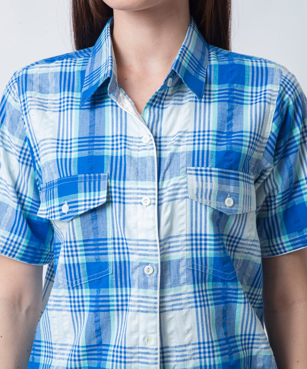 Print Checker Co-ord Set | Shirts & Shorts by orsa couture