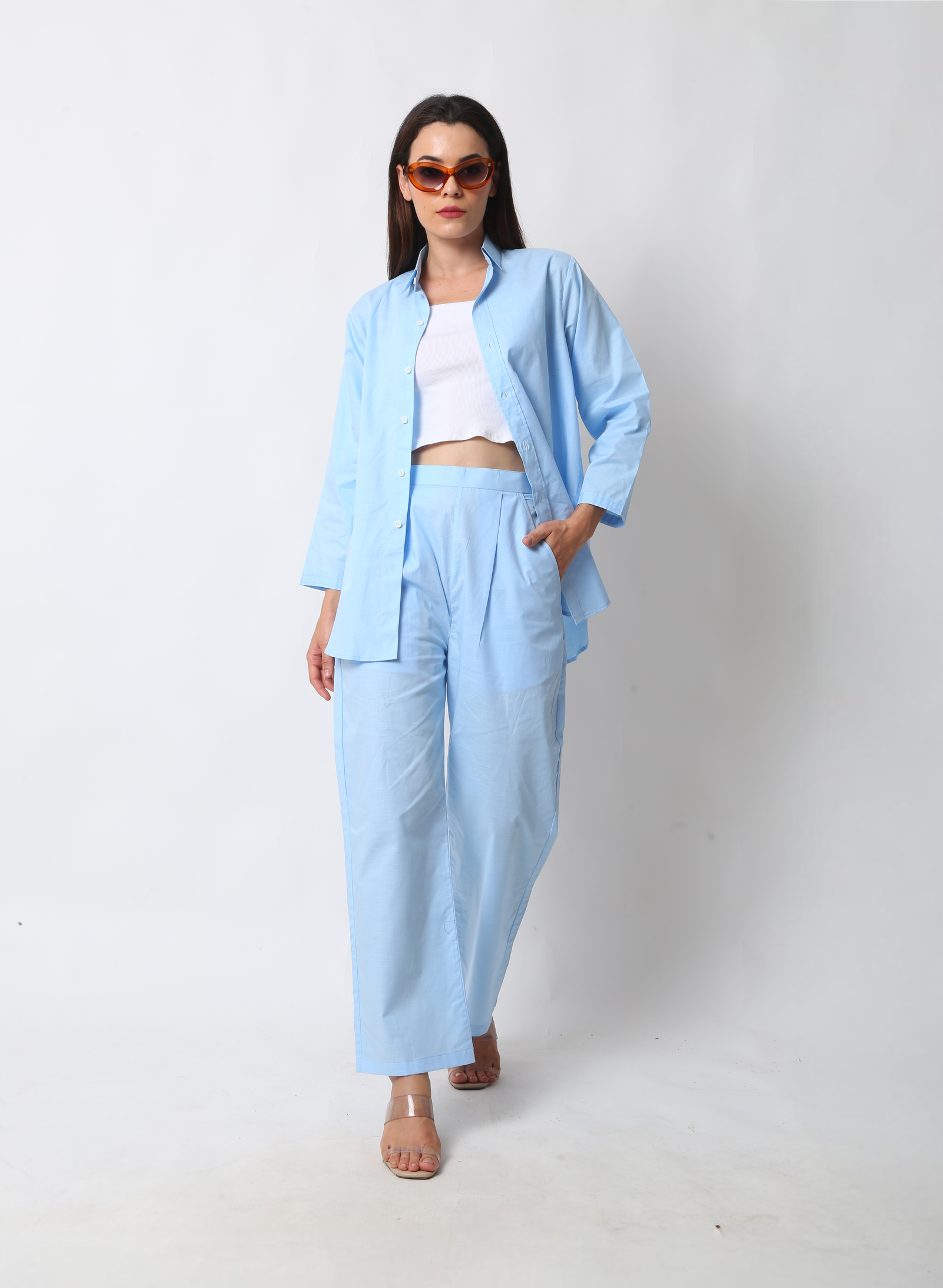 Cotton Linen Co-ord Set by Orsa Couture