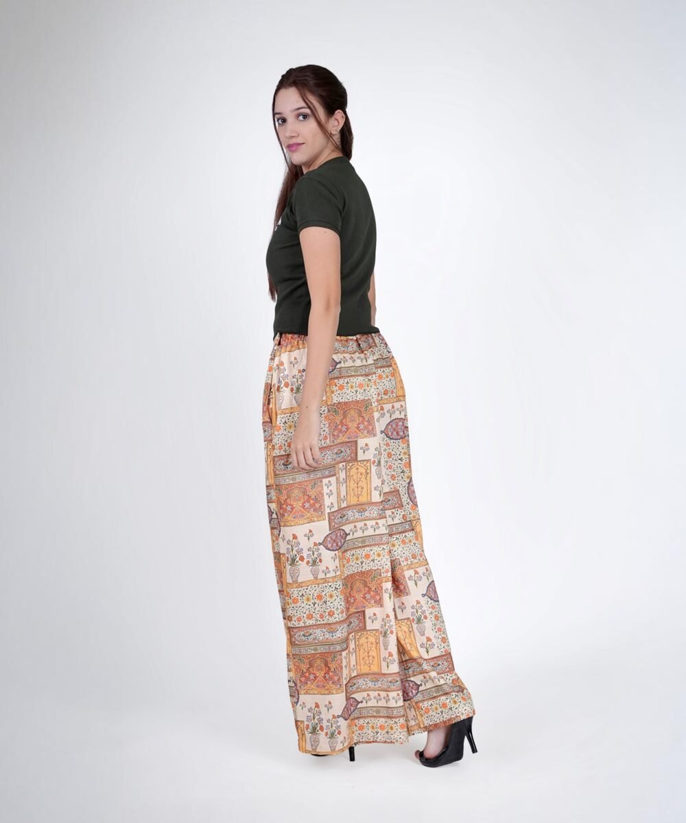 ORSA - V-Neck Viscose Crepe Waistcoat Co-ord - Image 4