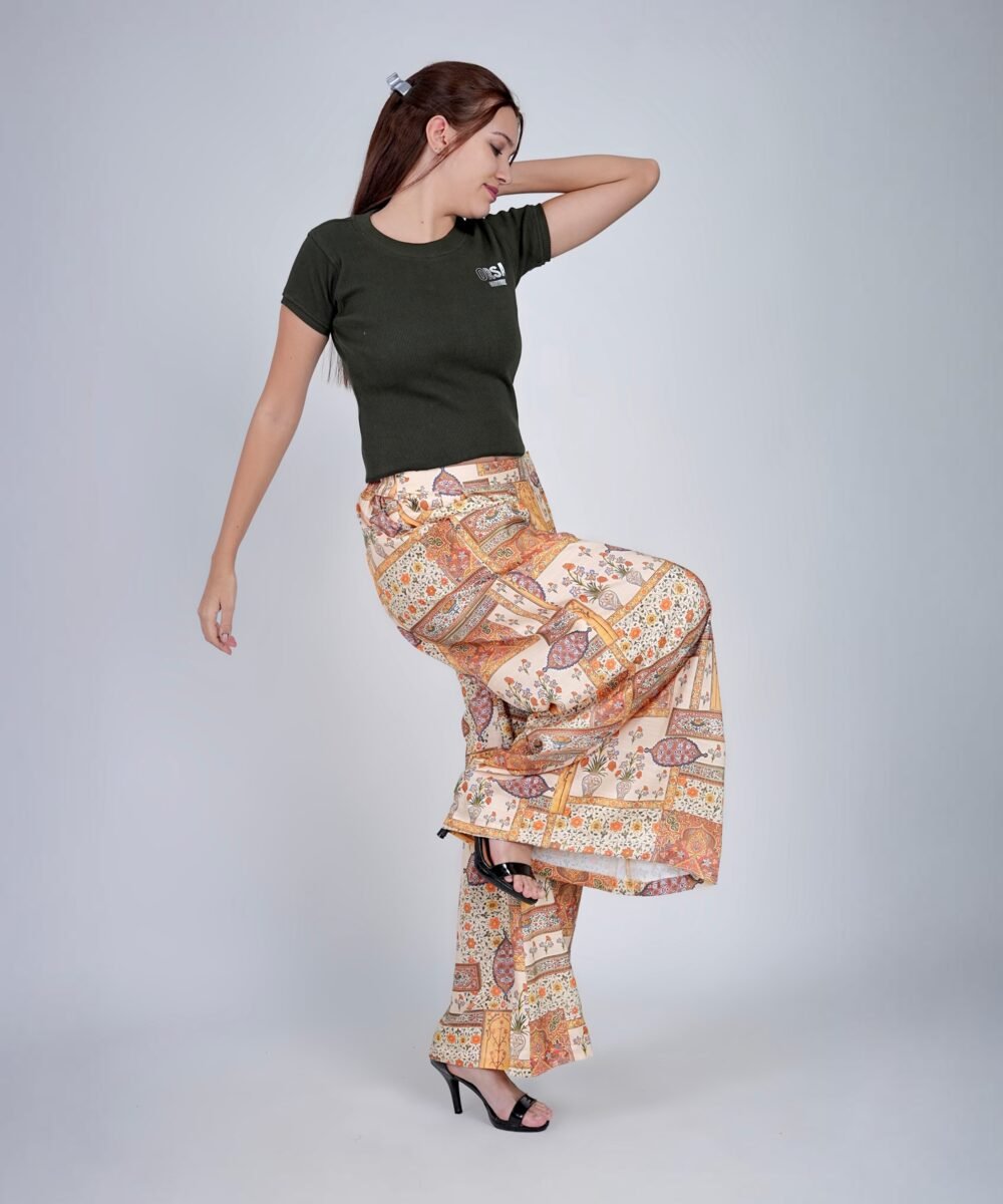 ORSA - V-Neck Viscose Crepe Waistcoat Co-ord - Image 5