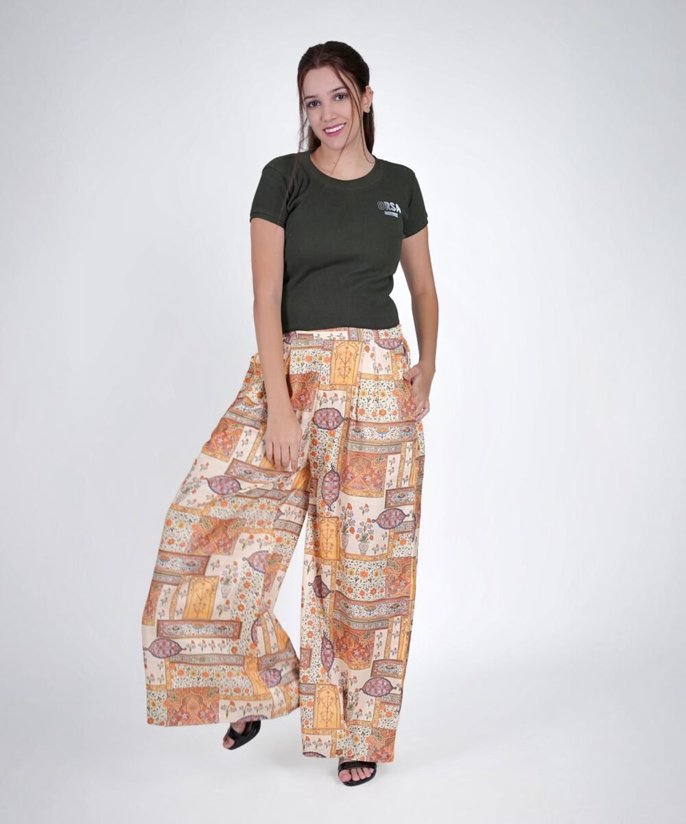 ORSA - V-Neck Viscose Crepe Waistcoat Co-ord - Image 2