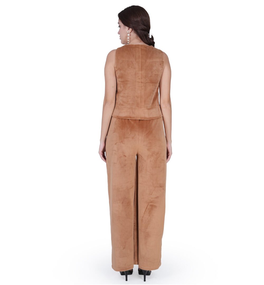 ORSA Penne Velvet Sleeveless Waistcoat Co-ord - Image 4
