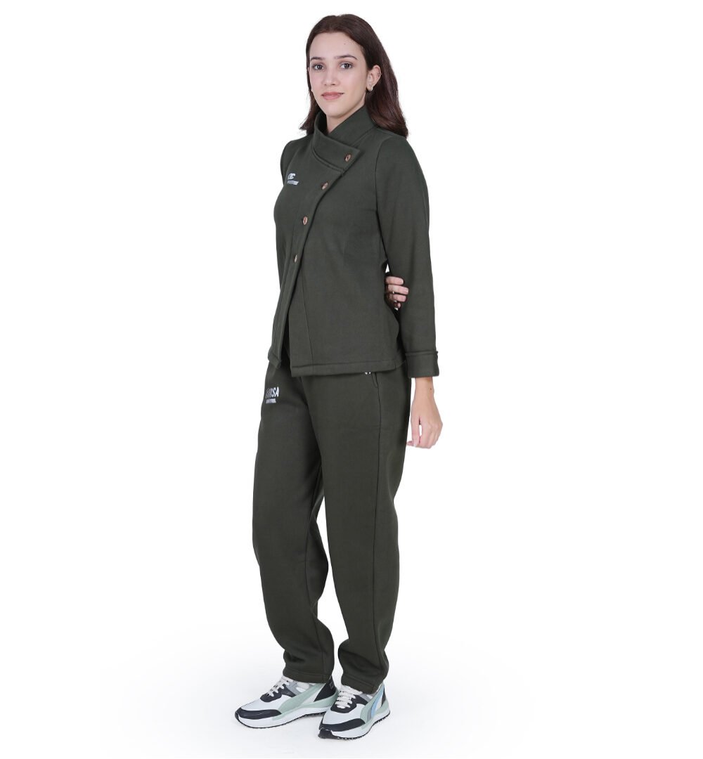 ORSA Womens Cross over Jackets fleece coord - Image 4