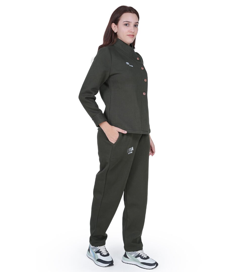 ORSA Womens Cross over Jackets fleece coord - Image 7