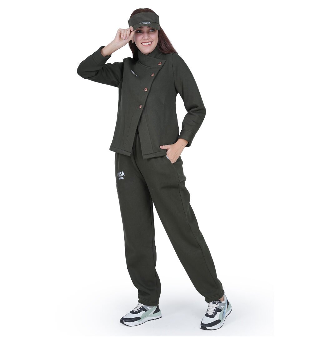 ORSA Womens Cross over Jackets fleece coord