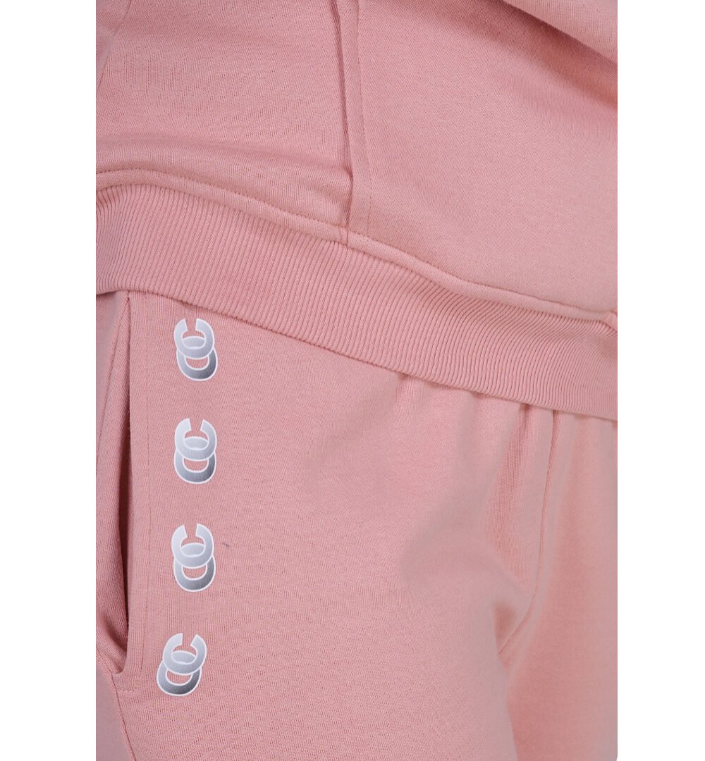 Pink Hoodie Co ord Set for Women