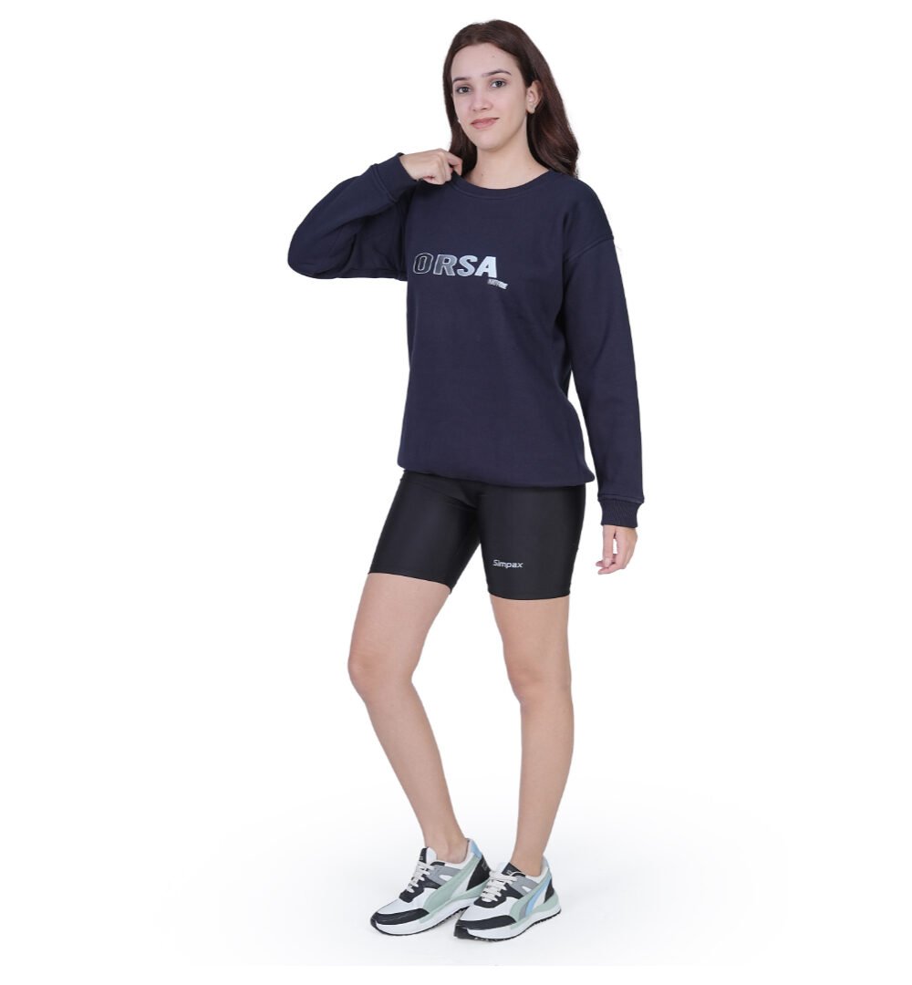 ORSA Unisex Navy blue Varsity sweatshirts - Image 2