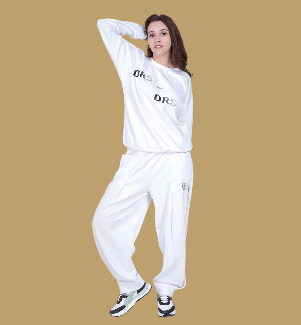 Co ord set and baggy joggers for women